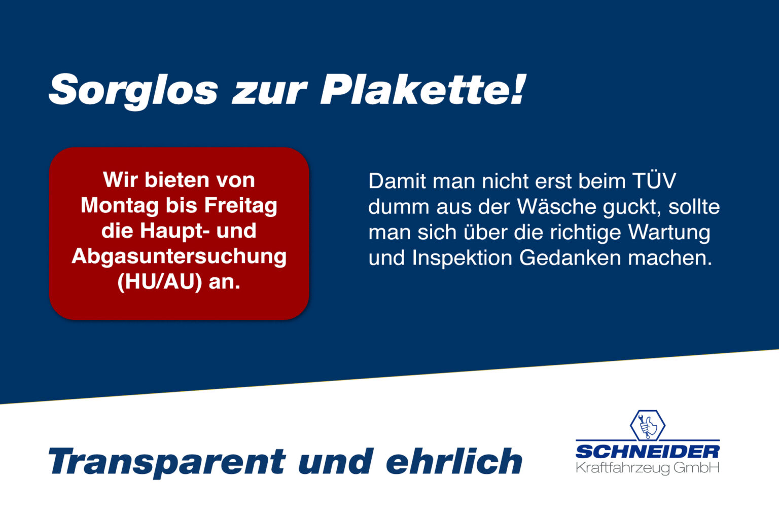 Autowerkstatt in Ratingen Angebot TÜV